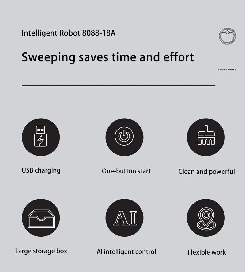 Smart Robot Vacuum 3-in-1