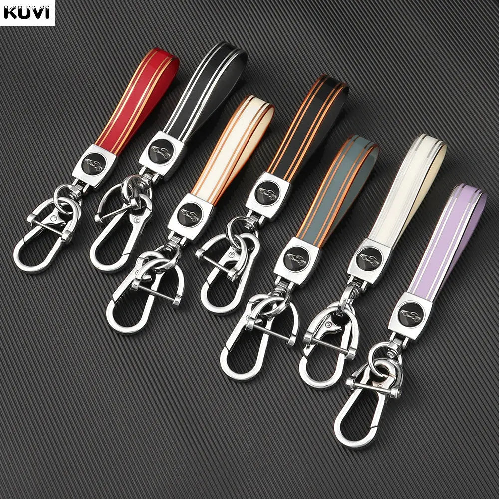 Luxury Rotating Car Keychain – Stylish Key Ring Holder